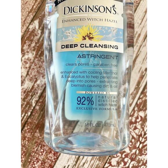 Dickinson's Enhanced Witch Hazel 16oz Deep Cleansing Astringent 92% NEW - Picture 4 of 7